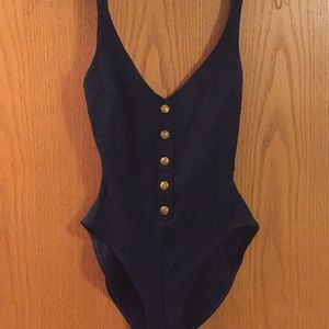 La Blanca Women’s One Piece Anchor Blue Swimsuit